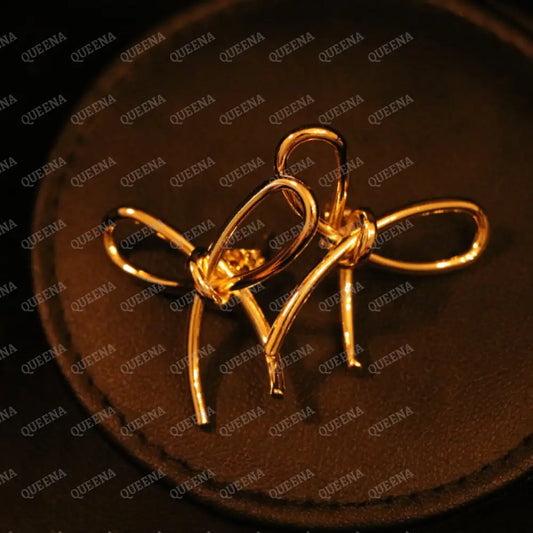 Trendy Bow Earrings earrings