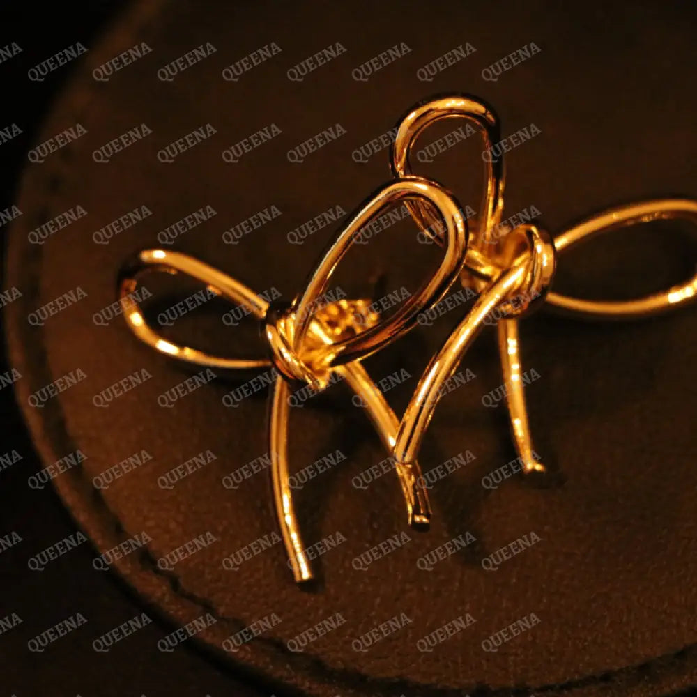 Trendy Bow Earrings earrings