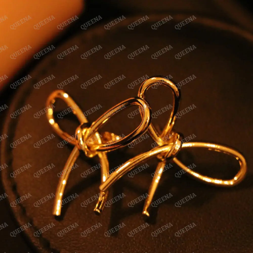 Trendy Bow Earrings earrings