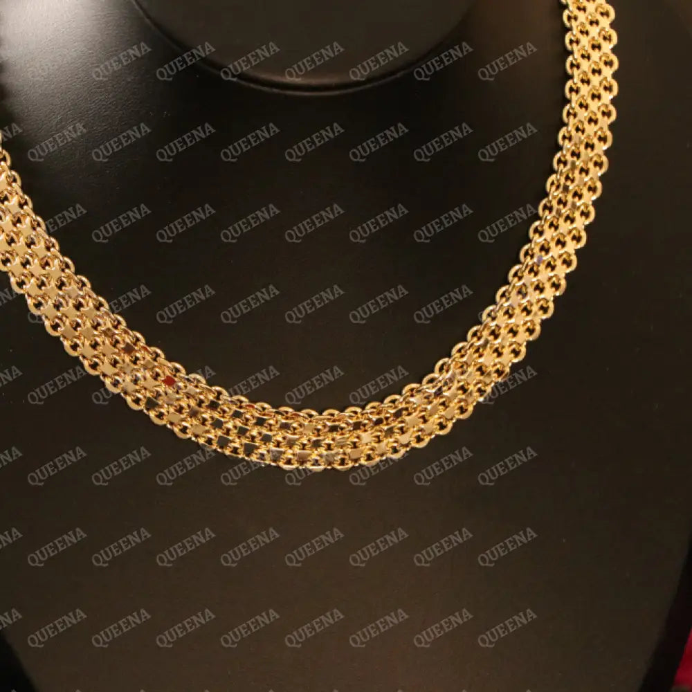 Trendy Daily wear Exlain Choker Necklace - High Quality 18k Gold Plated Statement Piece Necklaces