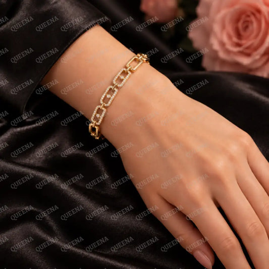 Trendy Mira Bracelet Studded with Zircons - Bracelet