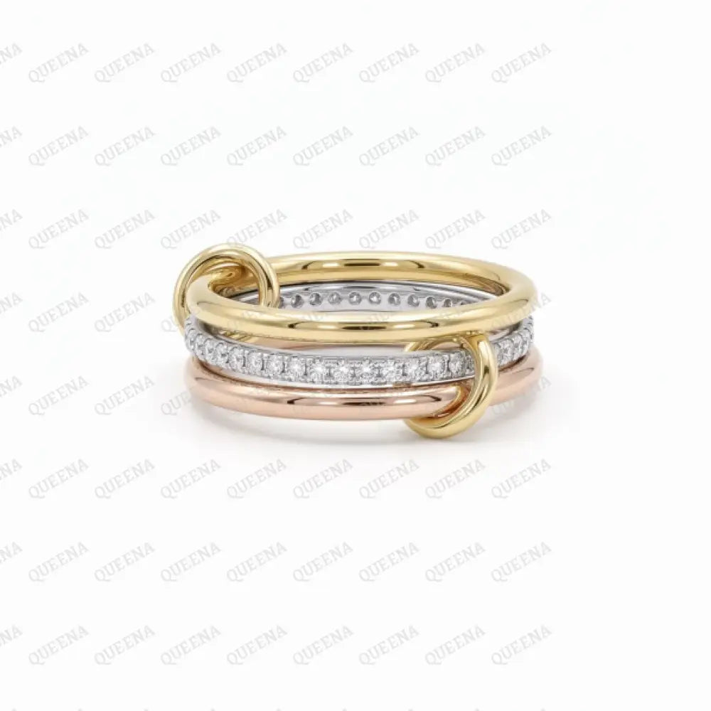 Trendy Triple Ring - Rings