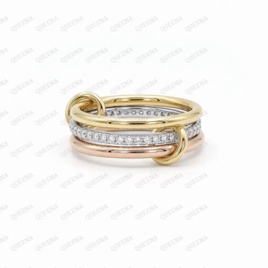 Trendy Triple Ring - Rings