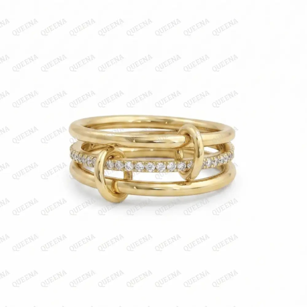 Trendy Triple Ring - Rings