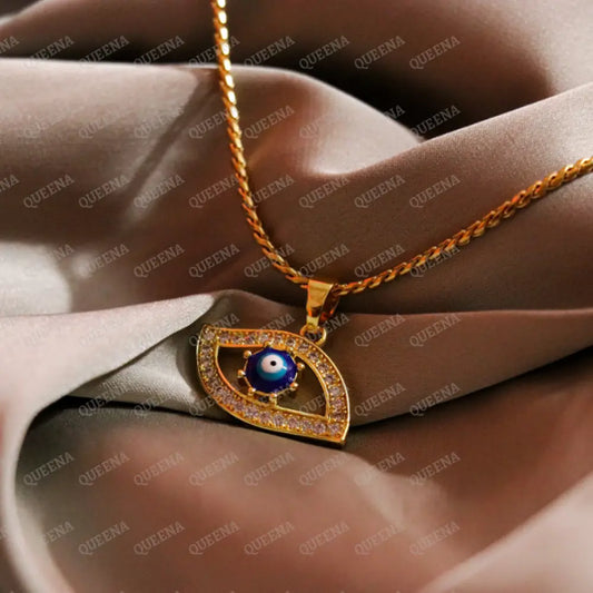 Turkish Blue Evil Eye Necklace Necklaces