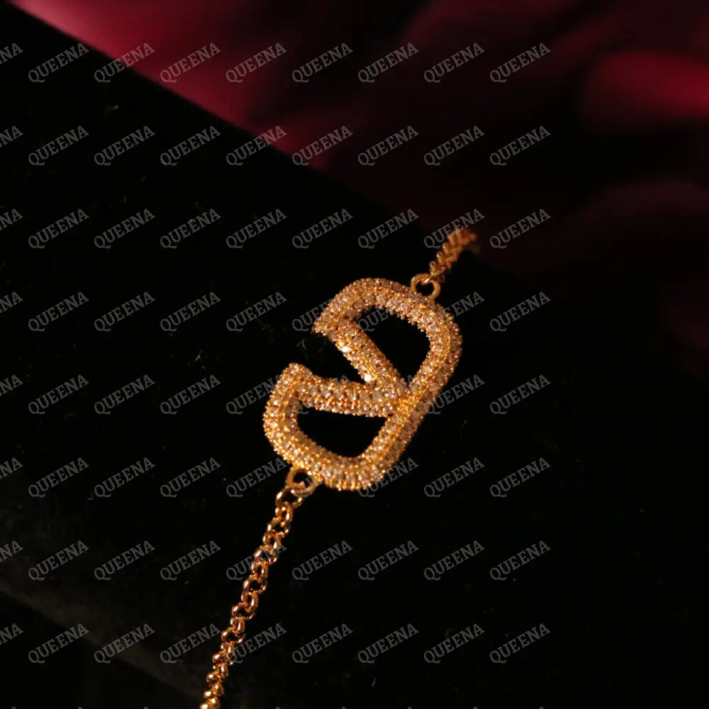 Valentina Bracelet Studded with Zircons Bracelet