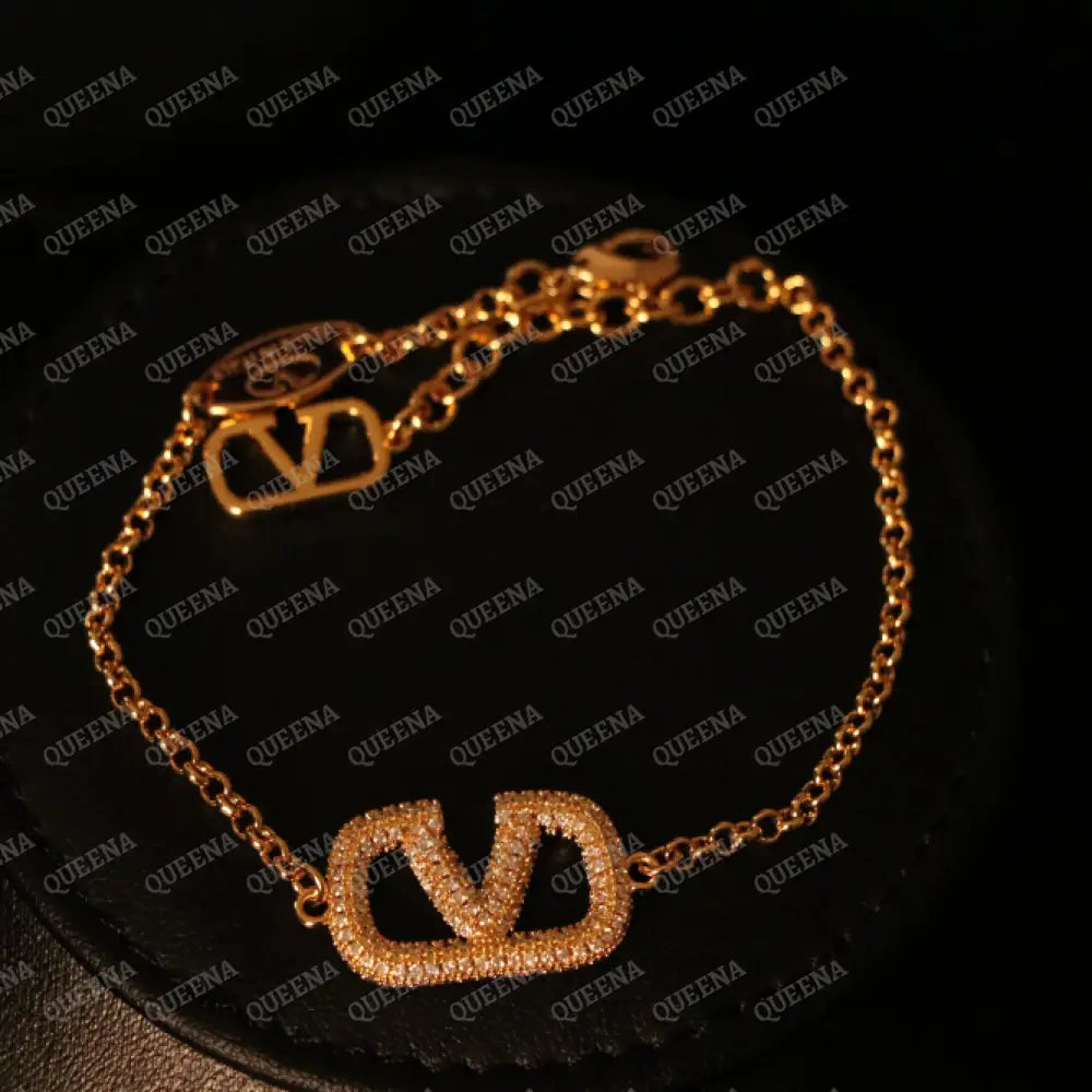 Valentina Bracelet Studded with Zircons Bracelet