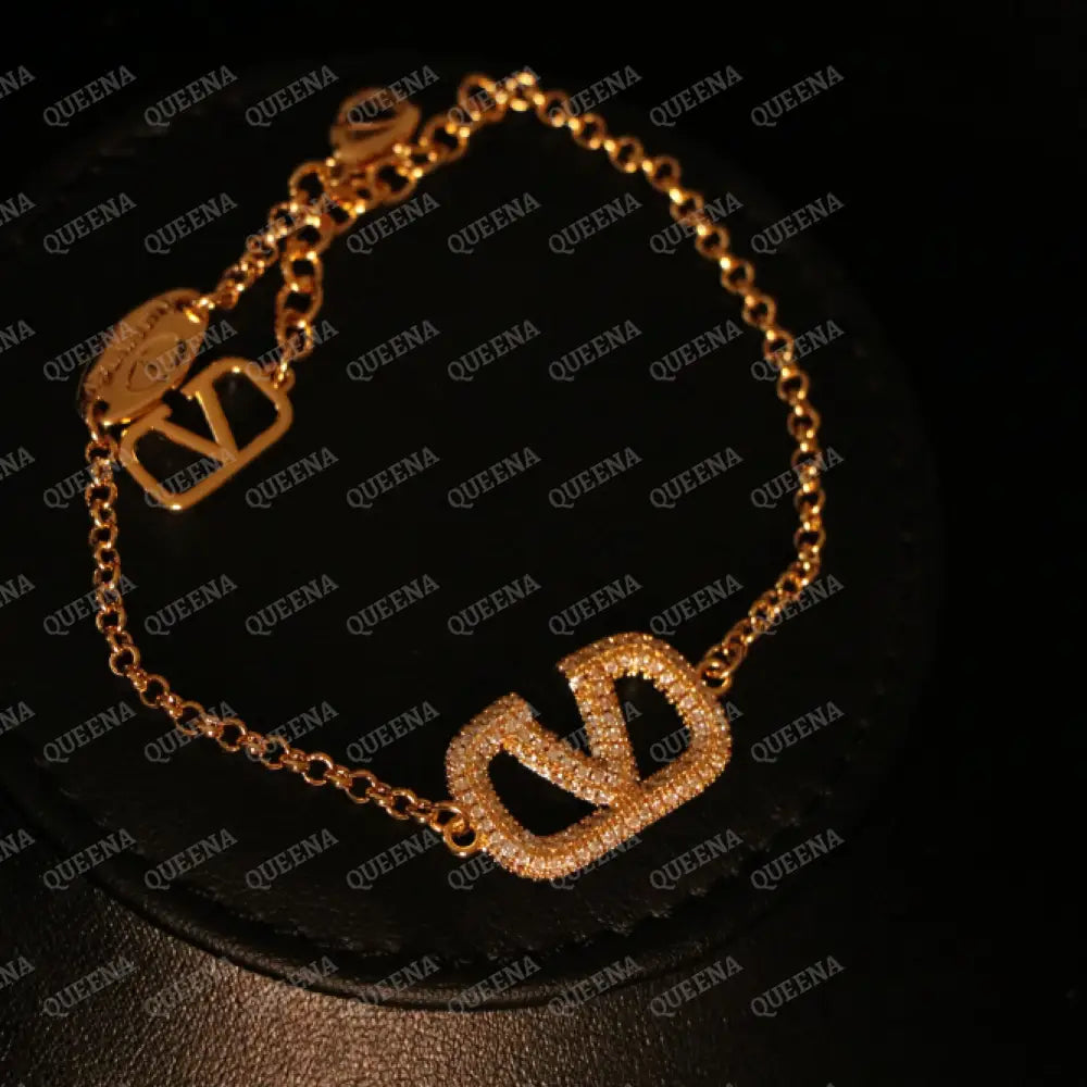 Valentina Bracelet Studded with Zircons Bracelet