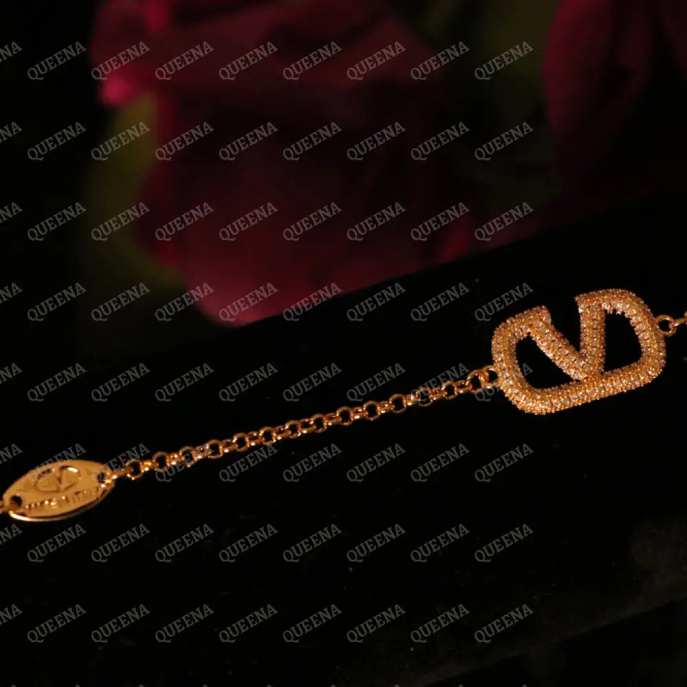 Valentina Bracelet Studded with Zircons Bracelet