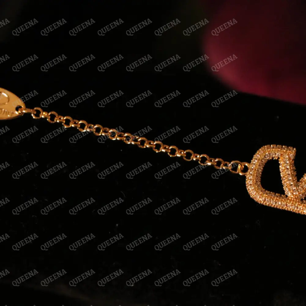 Valentina Bracelet Studded with Zircons Bracelet