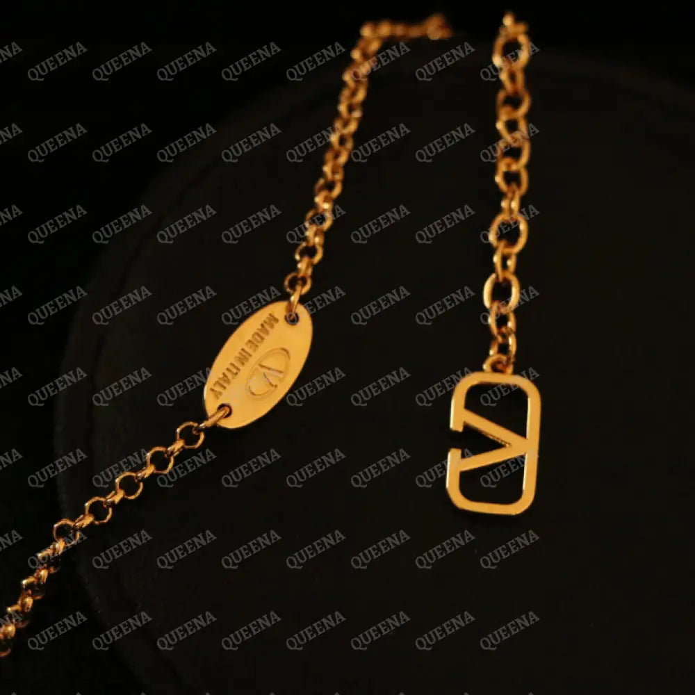 Valentina Choker Necklace Studded with Zircons Necklaces