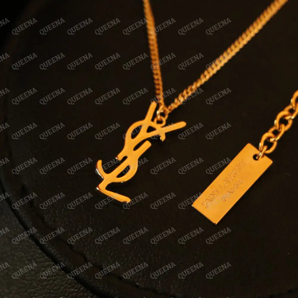 YSL Golden Necklace Necklaces