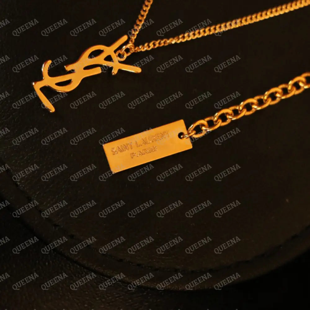 YSL Golden Necklace Necklaces